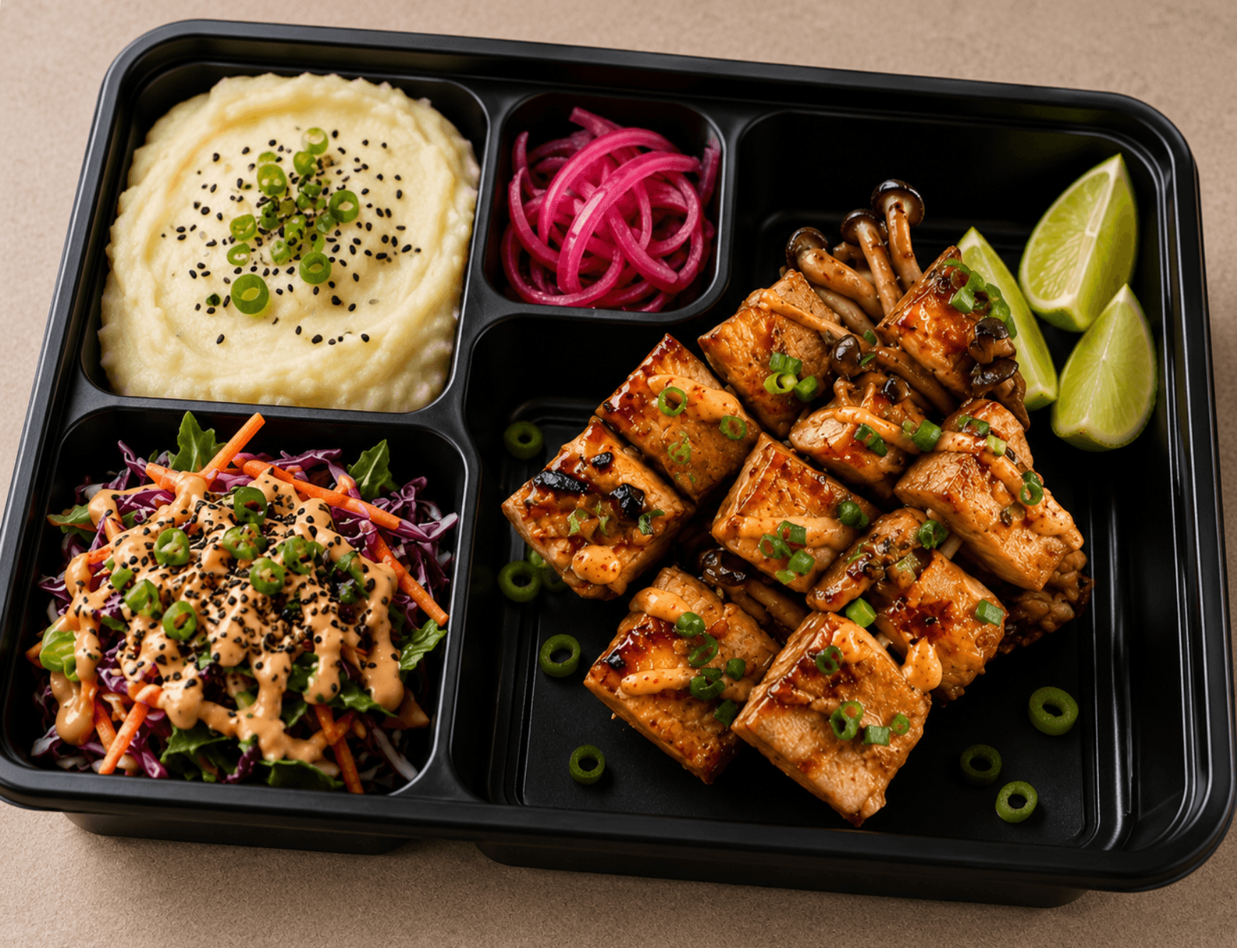 Tofu & Mushroom Dosirak