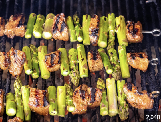 Short Rib & Asparagus Skewers